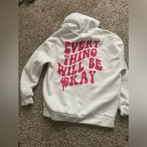 everything will be okay hoodie size medium SHEIN